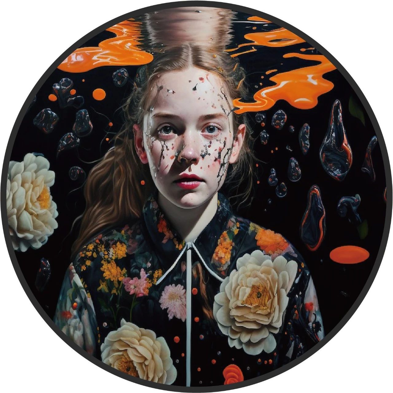 插画丨精致唯美的超现实肖像，魔幻又生动的叙事，视觉冲击力超强