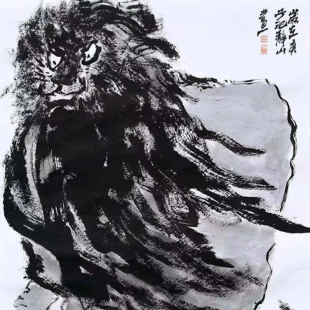 这组“缺水”的水墨大写意，别具一格！
