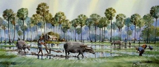 ​泰国艺术家Thanakorn Chaijinda 作品欣赏