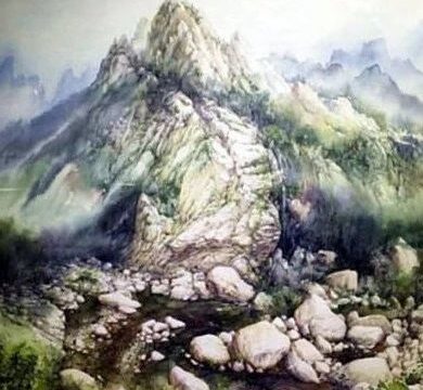 ​悠扬乡村|水彩画者侯晓明作品