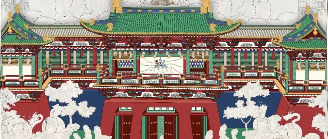 学术丨高平开化寺北宋壁画兜率天宫建筑图像解读
