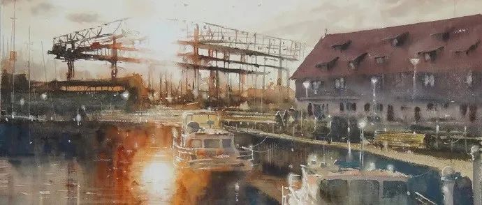 乌克兰水彩艺术家Sergiy Lysyy水彩风景画