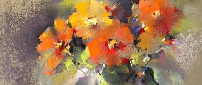 法国艺术家Olena Duchêne花卉绘画作品欣赏
