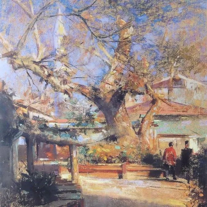 他自学成才，竟能把粉彩画成这样！