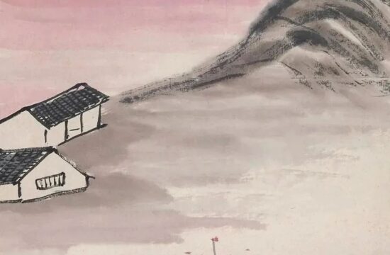 齐白石的“红”山水，温馨而浪漫
