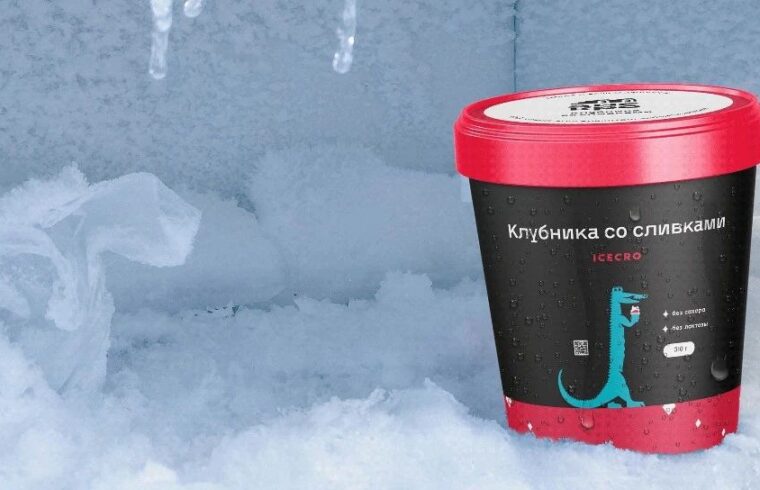 俄罗斯包装｜ICECRO 冰淇淋品牌包装设计