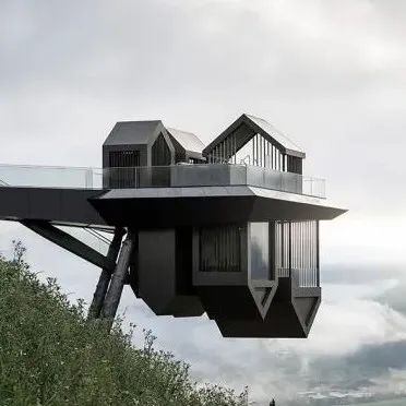 一起来看挑战地心引力的小屋！