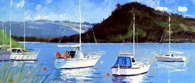 英国风景画家RobertKelsey风景油画