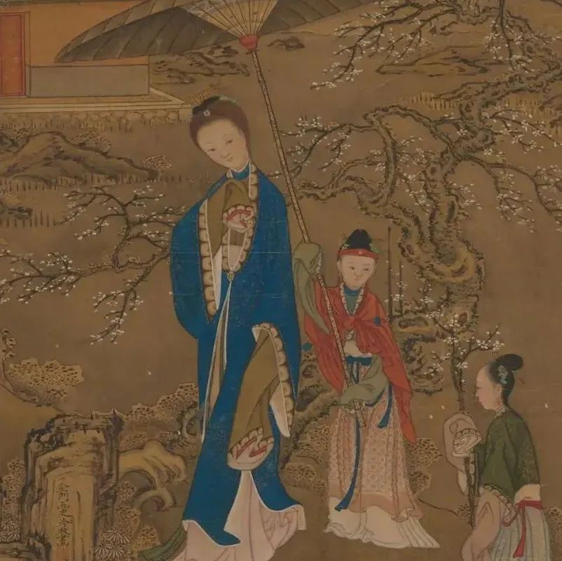冷枚《探梅图》雅赏