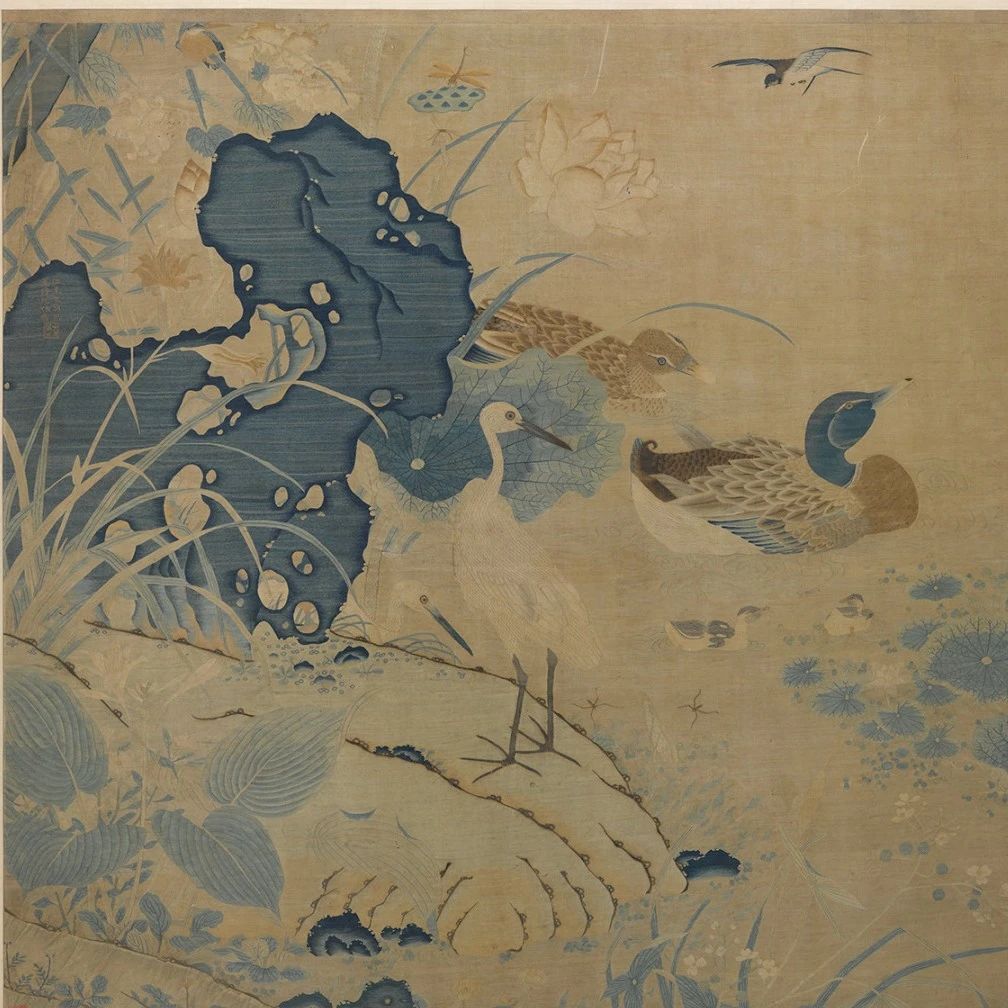 仅展16天丨上博秘藏瑰宝——朱克柔唯一传世缂丝《莲塘乳鸭图》展出