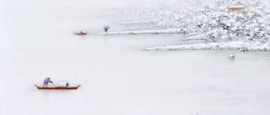一组美到极致的雪景画！