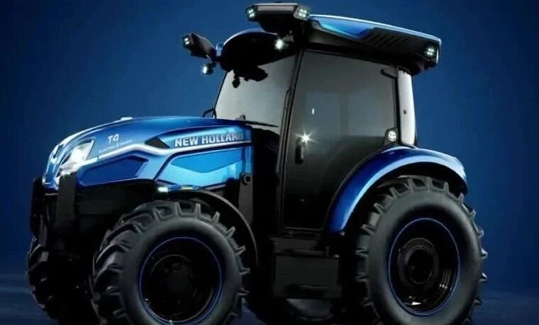 【设计分享】纽荷兰展出高颜值T4电动轻型多用途拖拉机，计划2023年底量产