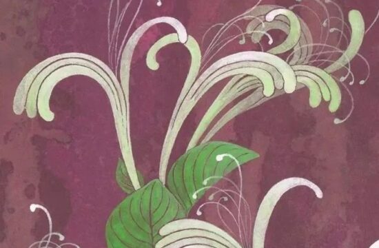 丁融绘画 | 凌寒不凋, 诗画忍冬