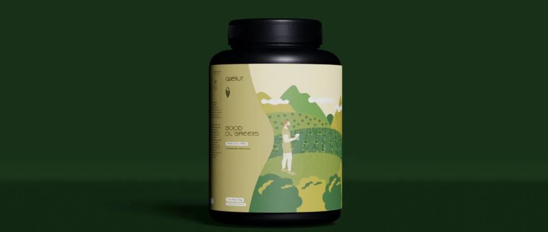 生活场景创意扁平化插画系列产品包装设计