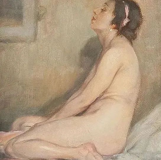 比利时画家古韦罗斯的女性绘画作品，来自岁月的洗礼，好美！