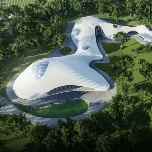 成都天府农博园“瑞雪”展示馆，深度智能设计的一体化建筑