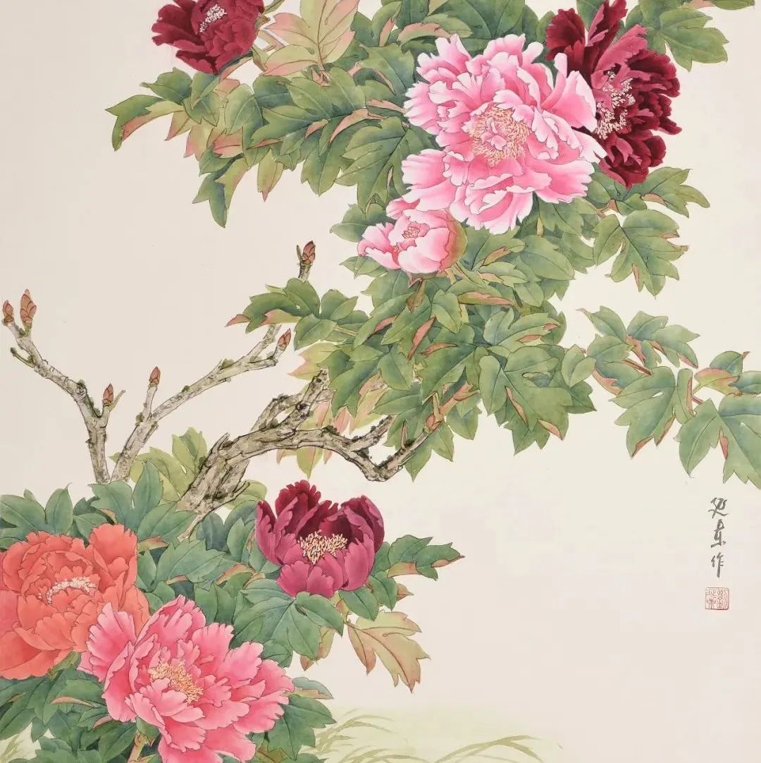 刘延东 国画作品欣赏