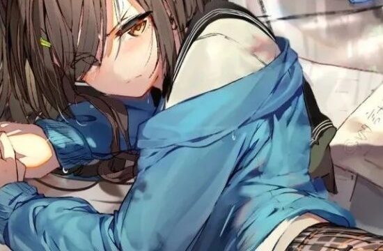这么刺激的暖系风~武士刀、水手服、美少女组合后，画在心巴上啦！