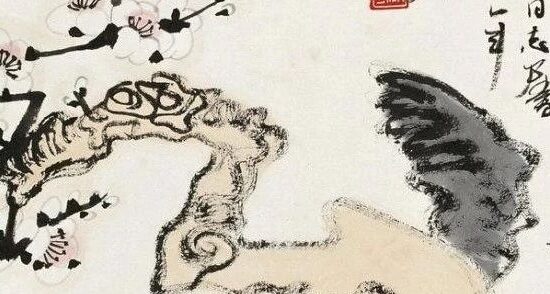 陆俨少花鸟