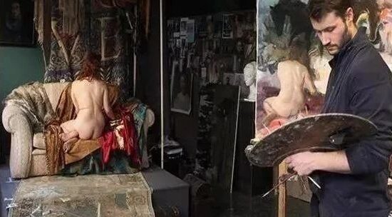 西班牙艺术家人体油画欣赏，精致唯美，风格鲜明