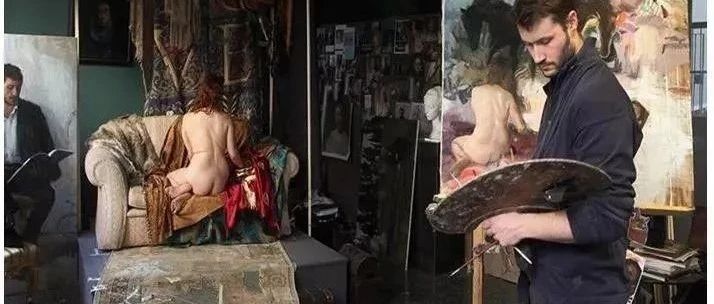 西班牙艺术家人体油画欣赏，精致唯美，风格鲜明