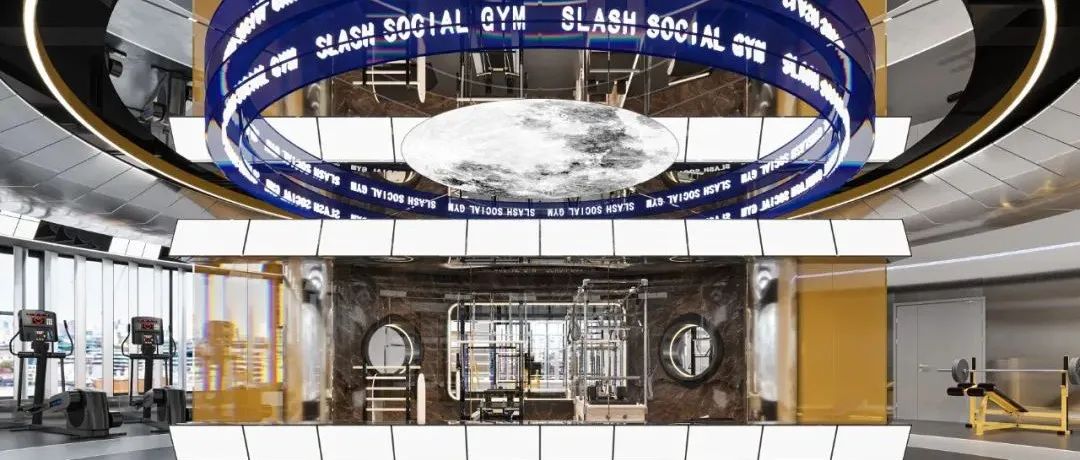 科技风助力200㎡健身空间“焕”新升级，斜杠健身迎来2.0时代！
