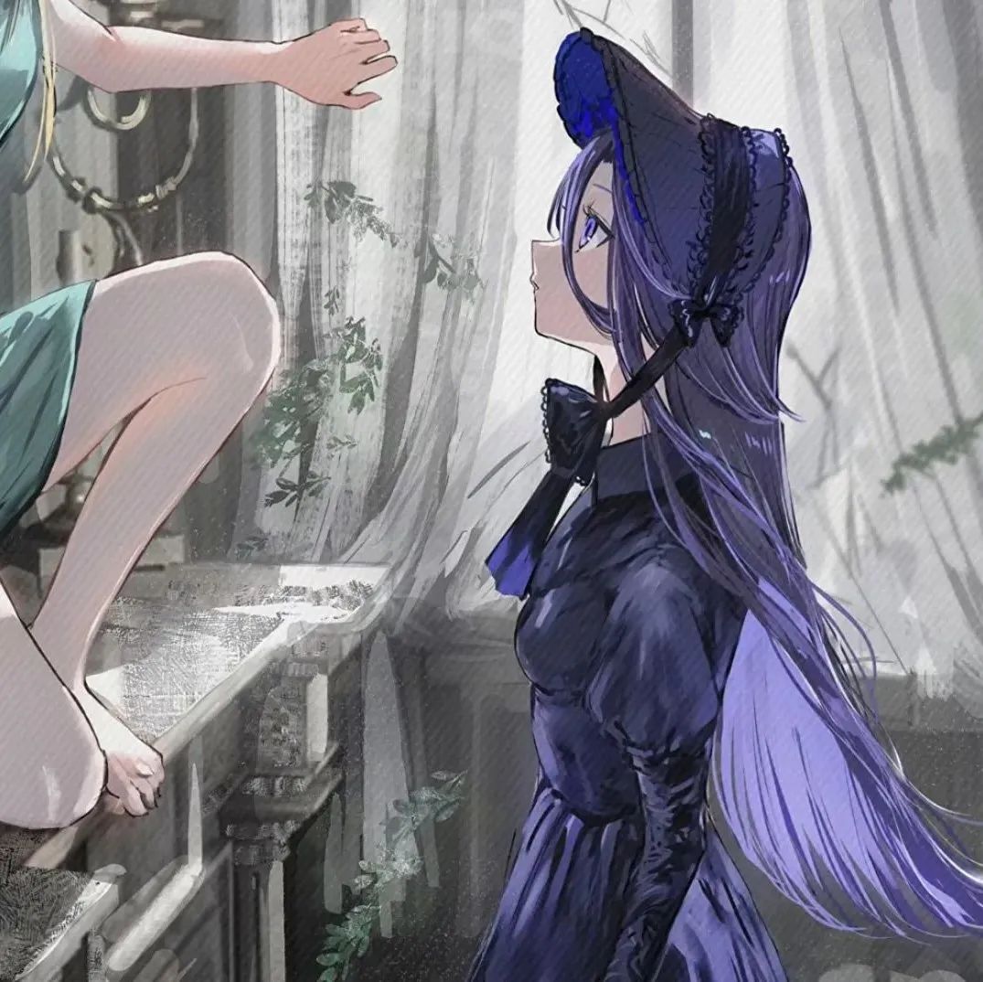 微信头像｜咱们私奔吧~闺蜜姐妹百合动漫头像，太好看了！