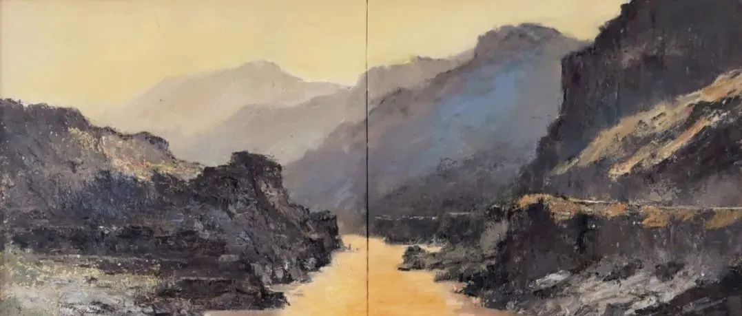金沙夕照︱陈岚油画作品欣赏