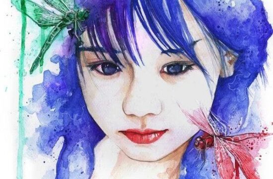 Joanna Wedrychowska水彩肖像插画欣赏