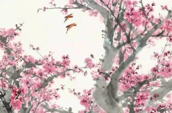 他画的梅花，你能听到春天的声音！