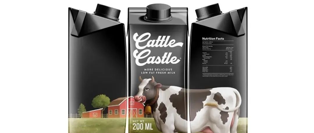 印度尼西亚包装｜Cattle Castle 牛奶包装设计