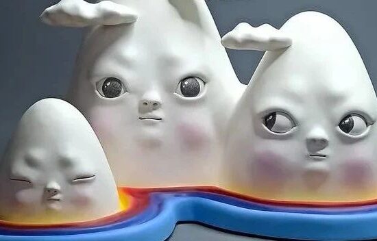 自带emoji小精灵雕塑有多温柔