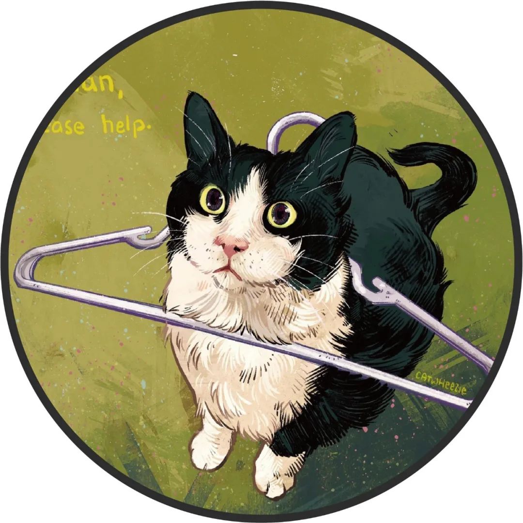 插画丨猫控插画师用笔，演绎出丰富多彩日常，逗趣又可爱