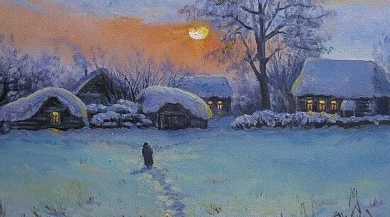 俄罗斯当代艺术家BAKAEVA JULIA风景画作品