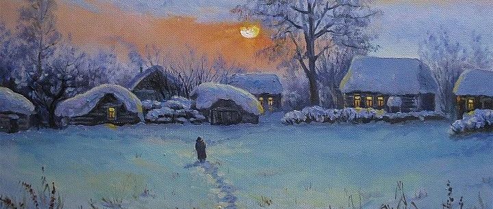 俄罗斯当代艺术家BAKAEVA JULIA风景画作品