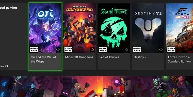 【海外】XBox云游戏服务现已登录XBox主机
