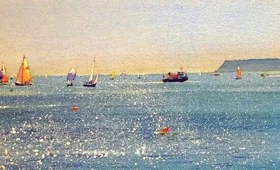 夏天的那片海作者：Richard Thorn绘画作品欣赏