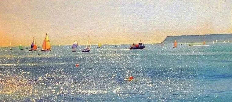 夏天的那片海作者：Richard Thorn绘画作品欣赏