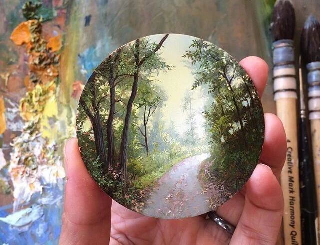 俄罗斯艺术家Dina Brodsky的绘画作品