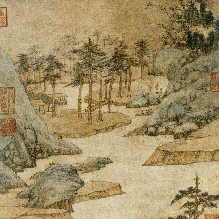 一画｜解读文徽明《雨余春树图》