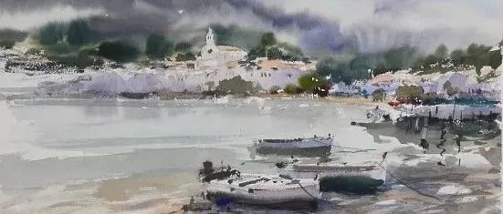​Cesc Farré巴塞罗那的水彩画家风景绘画作品欣赏