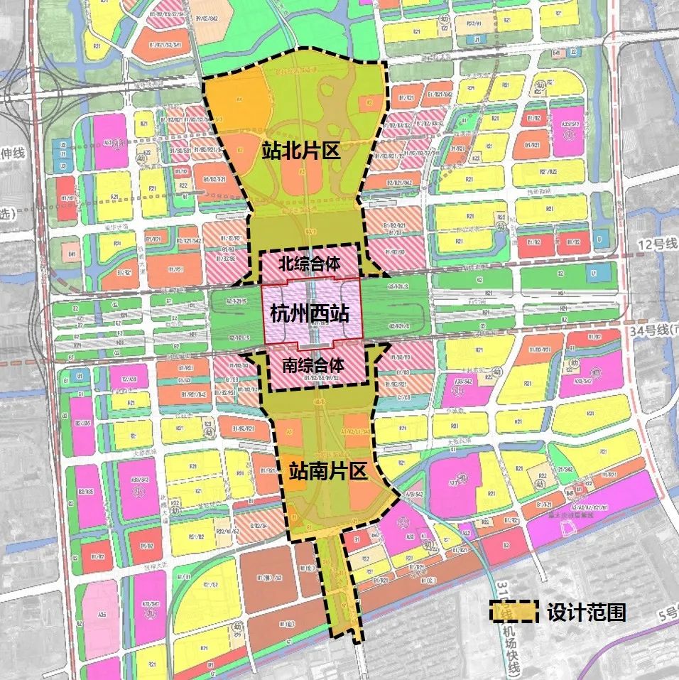 资格预审结果丨杭州城西CBD生态文化轴方案设计暨建筑景观设计方案征集