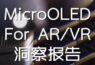 行业聚焦｜MicroOLED For AR/VR 洞察报告