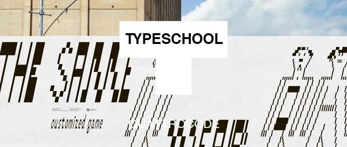 Quattrocode｜以车号牌和象素游戏为灵感的字型