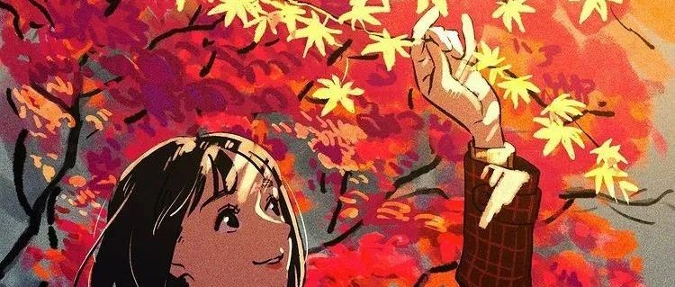 生活气满满的少女插画