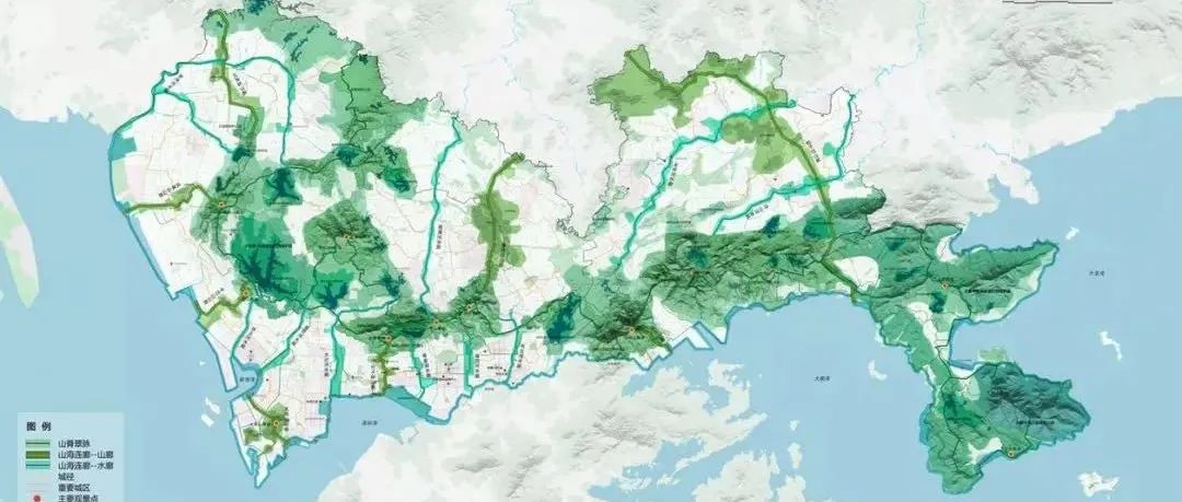 深圳市第19届优秀城市规划设计【金牛奖】丨深圳“山海连城计划”城市设计