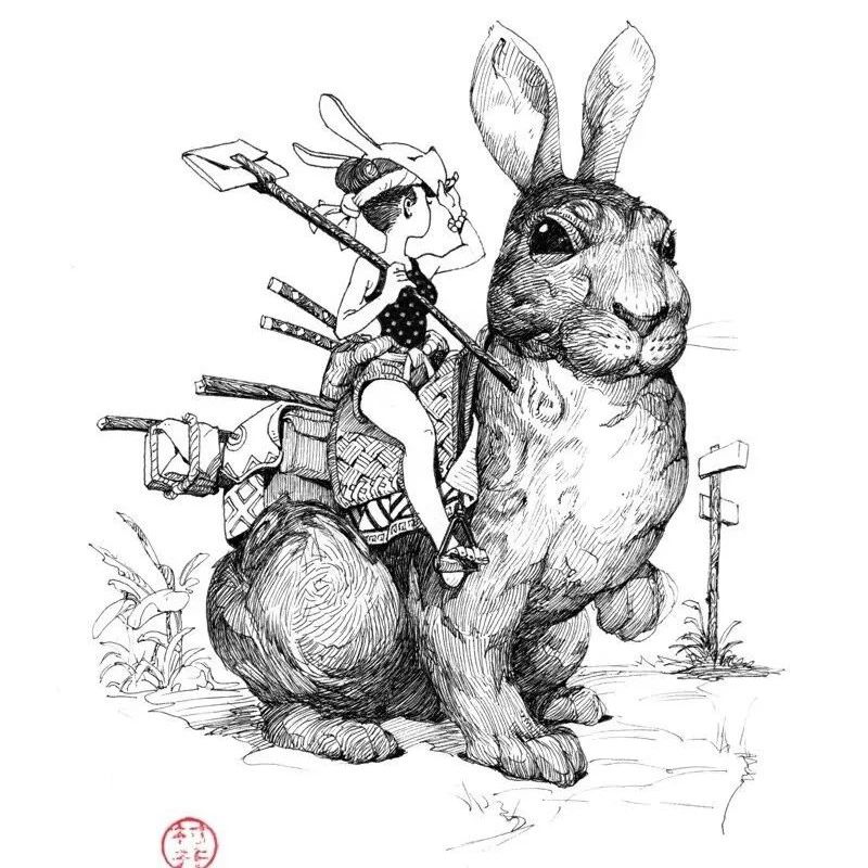 流动而优美的线条，威尔·村井素描作品！