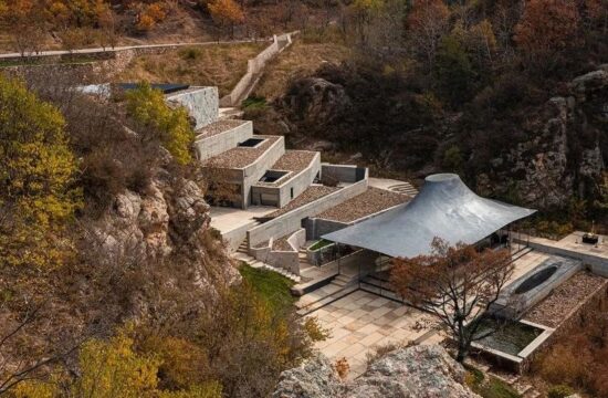 大舍建筑设计完成了长城旁的金山岭上院