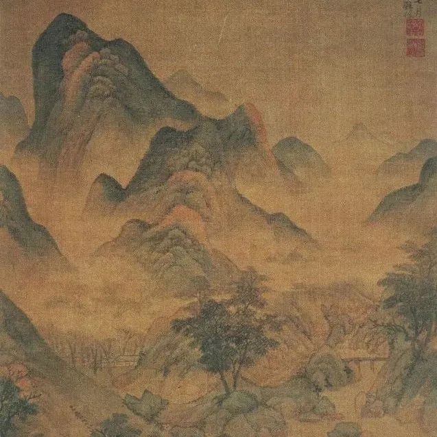 《暮云诗意图》 马琬（元） - 中国名画鉴赏语音讲解（一百六十六）