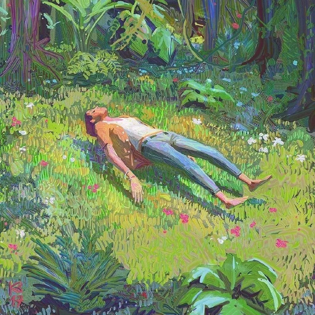 插画师 Kemane Bâ绘画作品
